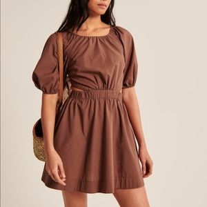 Abercrombie open back mini dress